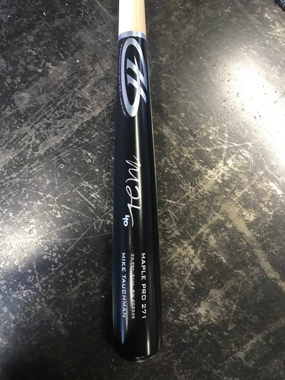 Mike Tauchman Official Game Model Autographed Bat