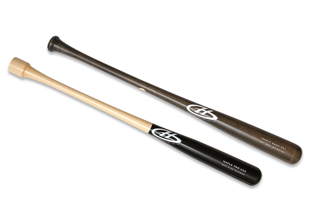 Bundle 3: Maple Bat + Extended Knob Bat – Homewood Bat Co